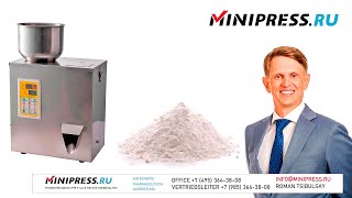 Tabletten und Kapselzähl und Füllwaage DG01 Minipressru [upl. by Airalednac720]