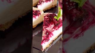 10 minut me banaye cheesecake cake cheesecake blackberrycheesecake cake recipe azrahomeskitchen [upl. by Genie190]