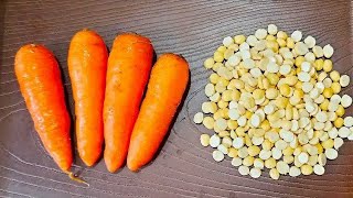 Instant snack recipeevening snack recipekids snackLockdown munchieslockdown recipeCarrot recipe [upl. by Donatelli601]