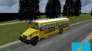 mm2 tour 178 Blue Bird vision School bus  Polish Road City Nursery Rhymes [upl. by Anirbak]