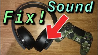 PS4 How to FIX Headset Sound Buzzing Cutting or Crackling [upl. by Anaili749]