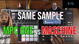 MASCHINE plus vs MPC  SAMPLE BATTLE CLASSIC [upl. by Ryley818]