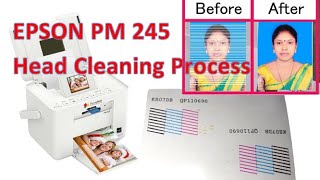 Epson PM 245 Head Cleaning Process Step By Step  Epson Printer Head Problem Repair [upl. by Reagen]