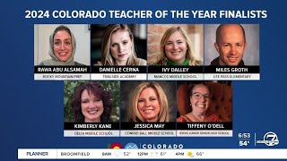 Seven finalists announced for Colorado Teacher of the Year [upl. by Parke]