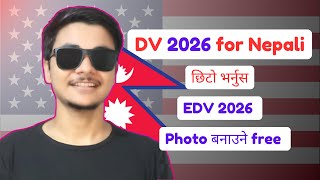 How To Apply Dv Lottery 2026  DV Lottery 2026 Application Form Online  DV 2026 from Nepal [upl. by Ennaeus535]