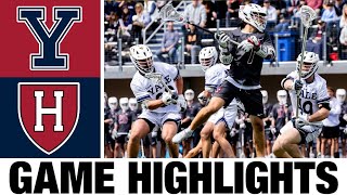 10 Yale vs 12 Harvard Lacrosse Highlights  2024 College Lacrosse  NCAA Lacrosse [upl. by Luas366]