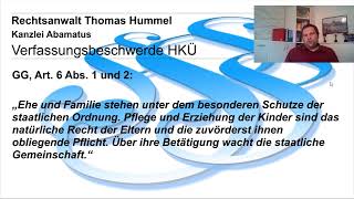 Die Verfassungsbeschwerde im HKÜVerfahren [upl. by Ardiedak547]