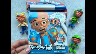 Coloring Blippi Imagine Ink [upl. by Ecyrb26]