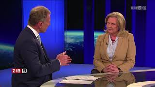 Karin Kneissl  ZIB 2Interview  1452018 [upl. by Herrington300]