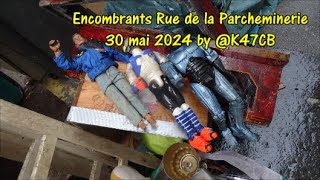 Encombrants rue de la Parcheminerie 30 mai 2024 by K47CB [upl. by Assyle]