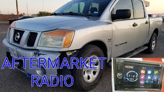 2006 Nissan Titan aftermarket radio [upl. by Ozkum]