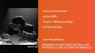 Action 2000  quotMillennium Bugquot TV PSA 20s 1999 [upl. by Erma]