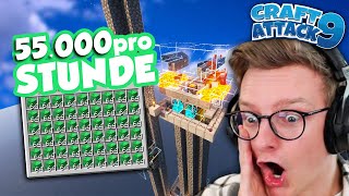 VIEL zu OP 55000 Emeralds pro Stunde XXL Stacking Raid Farm  CraftAttack 9 86 [upl. by Atnad409]