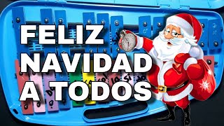 Feliz Navidad a Todos Canciones con XILÓFONO  Metalófono Tutorial FACIL de aprender [upl. by Hegarty207]