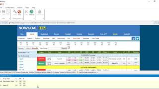 How to scrape Home win Away Win Draw Odds and other match data from Nowgoal listings [upl. by Poree]