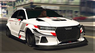 Obey Tailgater S Customizations Audi RS3  GTA 5 Online [upl. by Wildee]