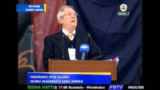 Aziz YıldırımPart 1Olağanüstü Kongre KonuşmasıSeçim 02112013 [upl. by Ingeborg888]