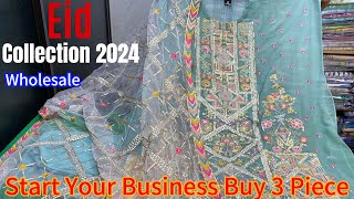 Eid Collection 2024  Pakistani Party Three Piece Wholesale fashion dress [upl. by Margalit730]