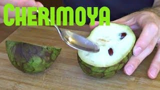 Cherimoya Review  Weird Fruit Explorer  Episode 26 [upl. by Anirehc]