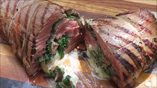 BBQ Stuffed Flank Steak [upl. by Tjaden638]