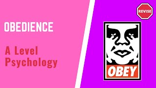 A Level Psychology  Obedience [upl. by Emmuela]