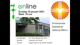 Zondag 10 januari 2021 ds Geurt Baerends [upl. by Ahseram513]