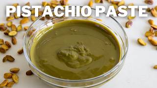 Pistachio Paste Recipe  How to Make Homemade Pistachio Butter [upl. by Sondra335]