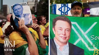 Brazil Banned Elon Musk’s X Here’s What to Know  WSJ News [upl. by Irtimed]