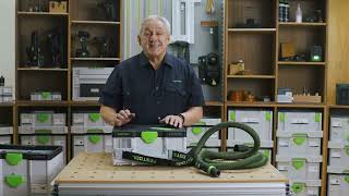 Festool Cordless Dust Extractor CTMC SYS Introduction [upl. by Ahtaga3]