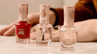 Color Therapy Nail Polish with Argan Oil  BehindTheScenes  Sally Hansen Canada [upl. by Enaej688]