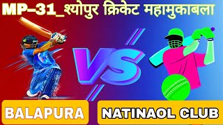 🏏श्योपुर बिग मैच 🏏 royalclubVSbagwaj [upl. by Gardiner469]