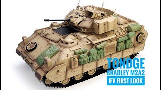 NEW RC TANK BRADLEY M2A2 US Army IVF 116th TONDGE first pictures amp functions pre order DKLMRC [upl. by Xanthe]