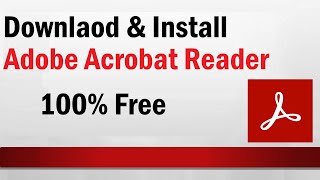 How To Download and Install Adobe Acrobat Reader DC  Download Adobe Acrobat Reader [upl. by Yoreel]