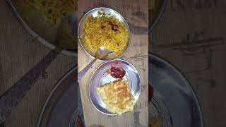 Morning breakfast 🍳shorts youtubeshorts food subscribe support success india [upl. by Anrapa]