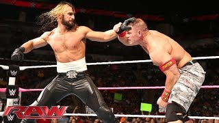 John Cena vs Seth Rollins Raw October 27 2014 [upl. by Vitale]