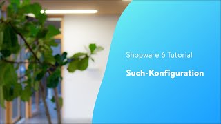 SuchKonfiguration Shopware 6 Tutorial [upl. by Llehsar394]