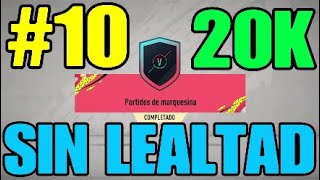 PARTIDOS DE MARQUESINA SIN LEALTAD FIFA 20 [upl. by Brenna817]