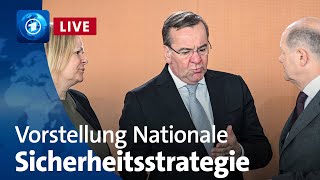 Kabinett beschließt Nationale Sicherheitsstrategie [upl. by Eduard]