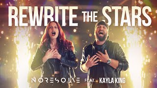 REWRITE THE STARS The Greatest Showman ROCK Cover by NO RESOLVE amp kaylakingmusic Official Video [upl. by Etnuhs]