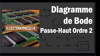 Comment tracer le diagramme de Bode dun passehaut dordre 2 [upl. by Names702]