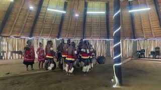 Kingdom of Eswatini Mantenga cultural Village dancers Africa Swaziland family travel [upl. by Karol430]