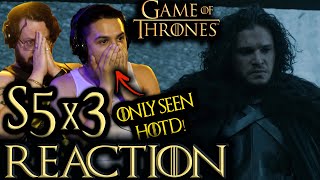 HOLY SH Jon  Game Of Thrones S5x3 Reaction  A HotD Fans 1st Watch [upl. by Lorelei]