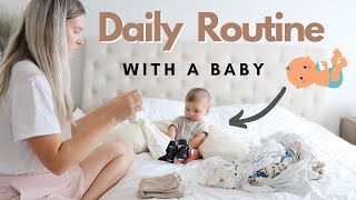 Daily Routine with a Baby  Feeding  Nap Schedule of a 6 month old [upl. by Kakalina]