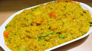 শীতকালীন সবজি ও ডাল দিয়ে পাতলা খিচুড়ি রেসিপি  Vegetable khichuri Recipe  সবজি খিচুড়ি [upl. by Brentt400]