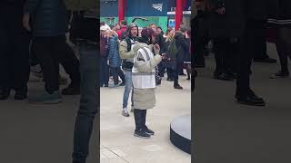 Claudia Winkleman filming in Liverpool [upl. by Carew]