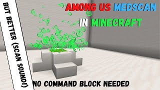 How To Build Medbay Scan Task From Among Us In Minecraft IMPROVED [upl. by Nylarej]