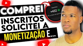 O QUE ACONTECEU COM MEU CANAL APÓS COMPRAR INSCRITOS 🤔 [upl. by Feinstein]