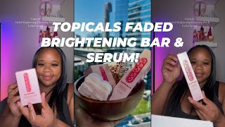 Topicals Faded Skincare  Is It Worth It  Skincare With Me [upl. by Ynehpets]