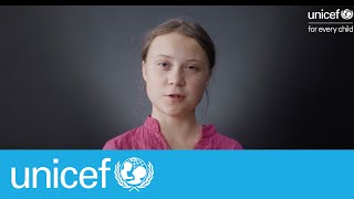 Greta and eight young activists reveal how the climate crisis is shaping their lives  UNICEF [upl. by Lyreb]