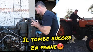 Le tracteur nous lâche ENCORE🥵Cette fois la pompe à eau prend lindépendance😅 [upl. by Rozek682]